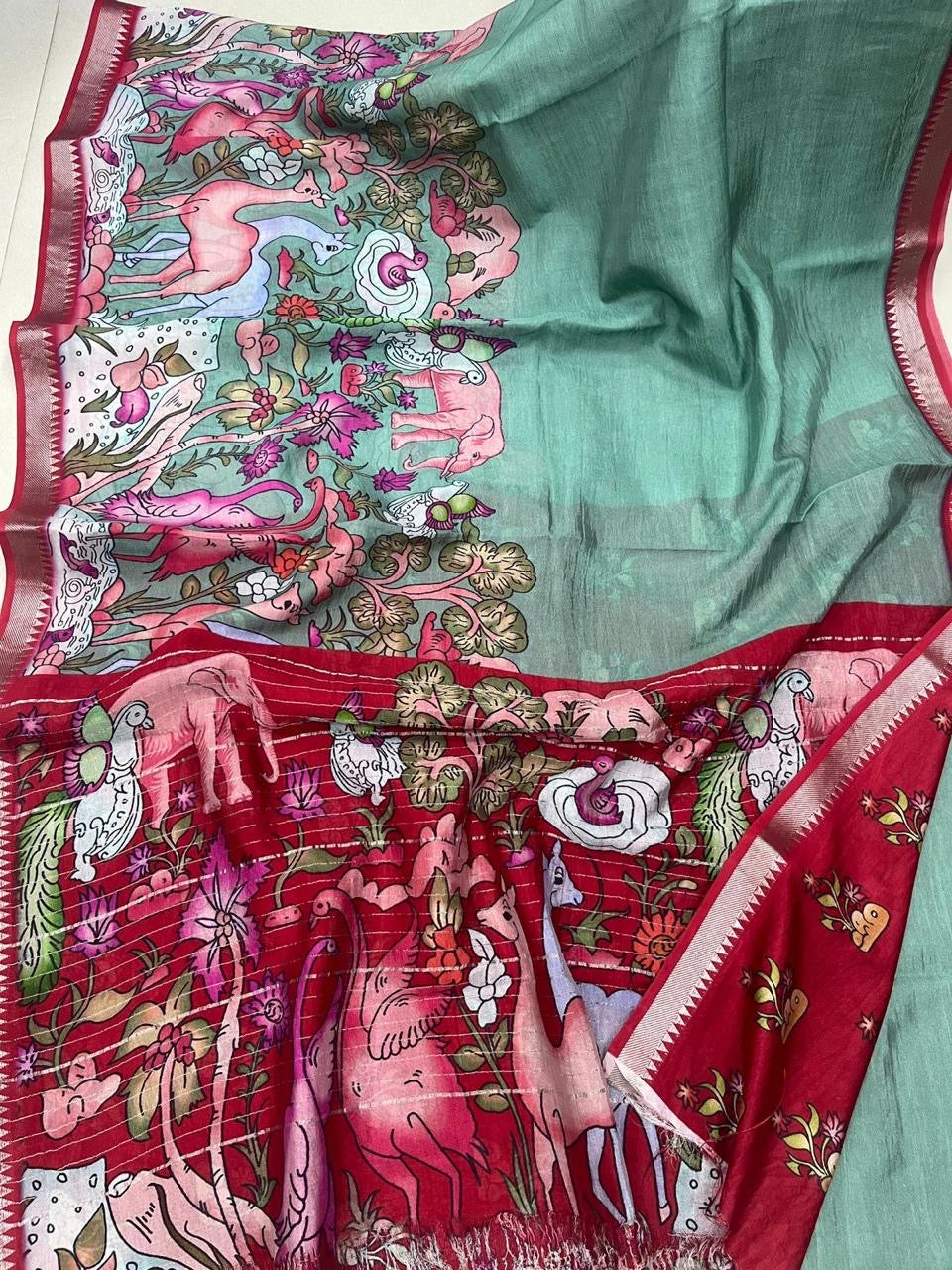 Mangalagiri silk digital print