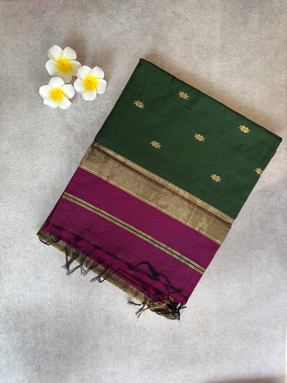 Pure handloom Maheshwari silk