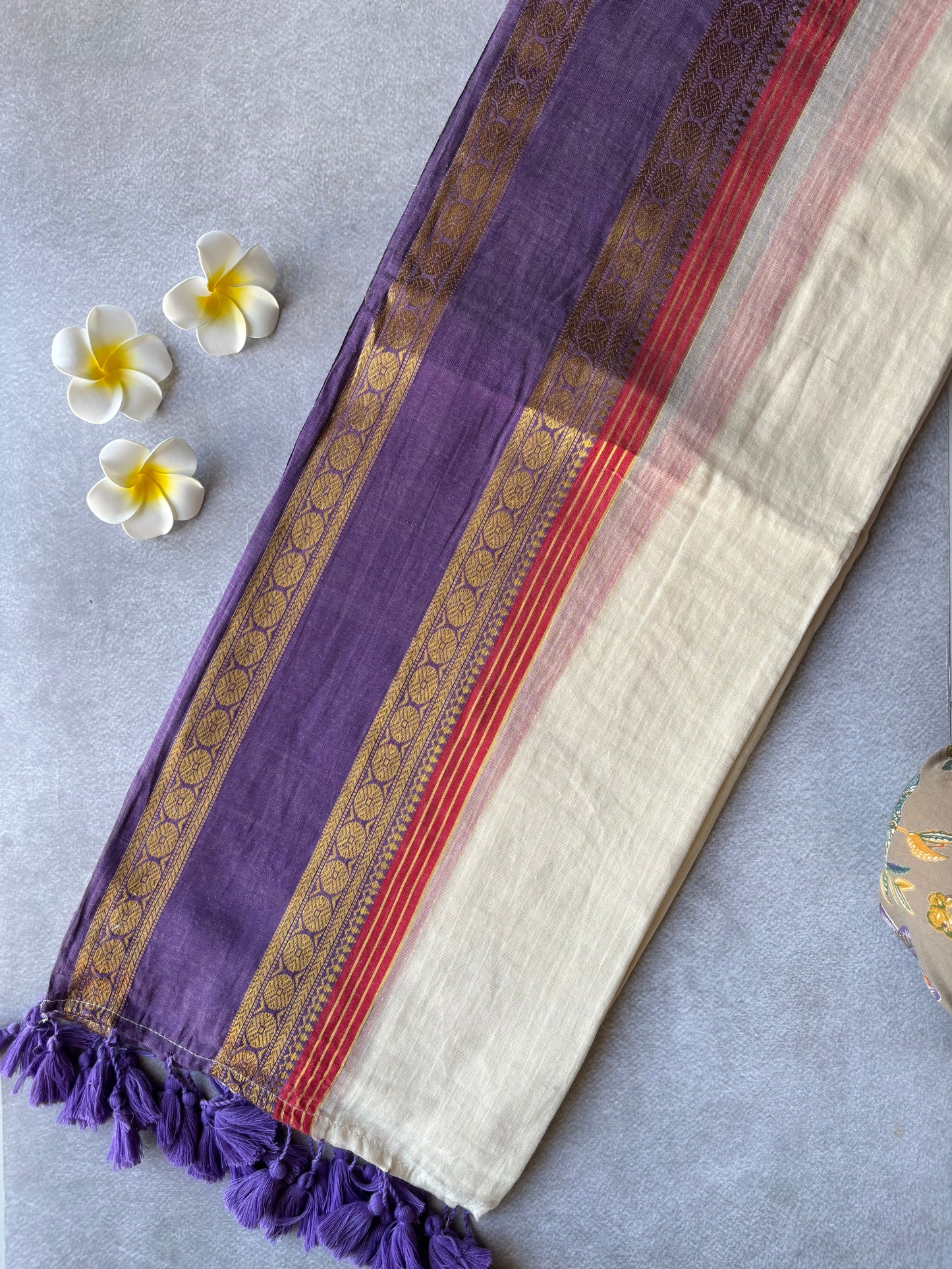 Mul cotton kanchi border