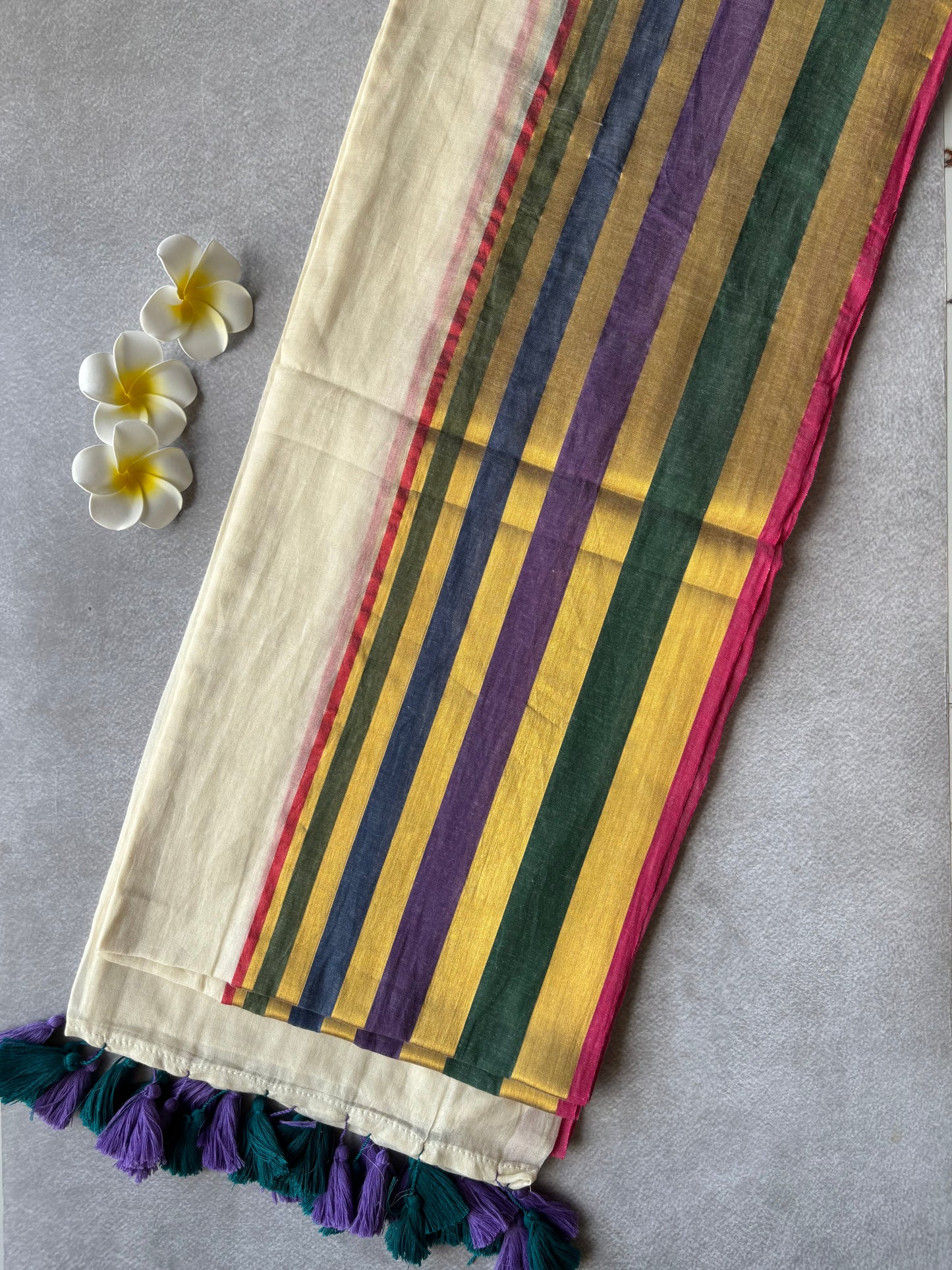 Mul cotton stripe border
