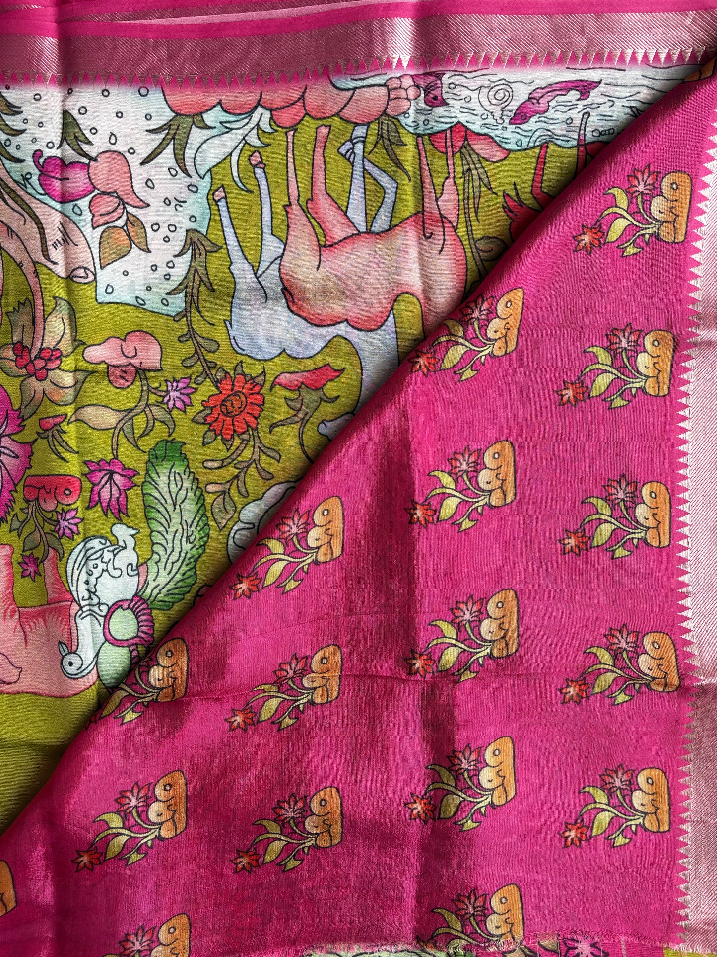 Mangalagiri silk digital print