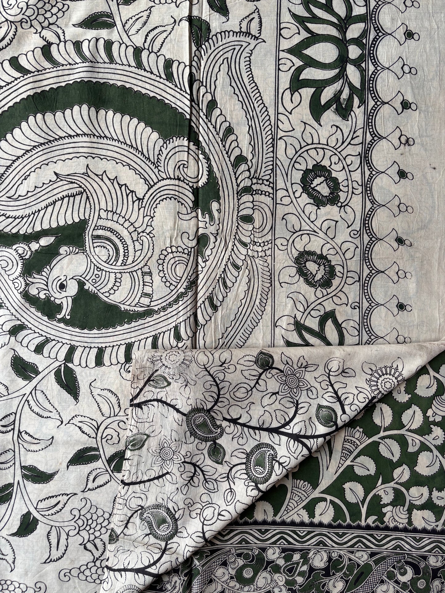 Kalamkari Cotton - Green