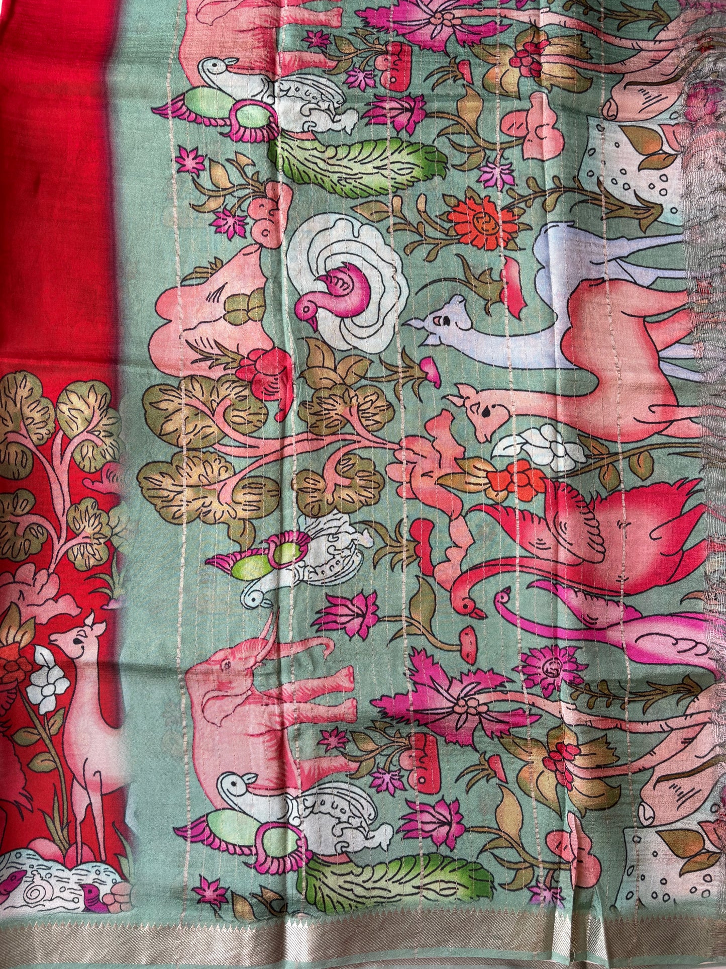 Mangalagiri silk digital print