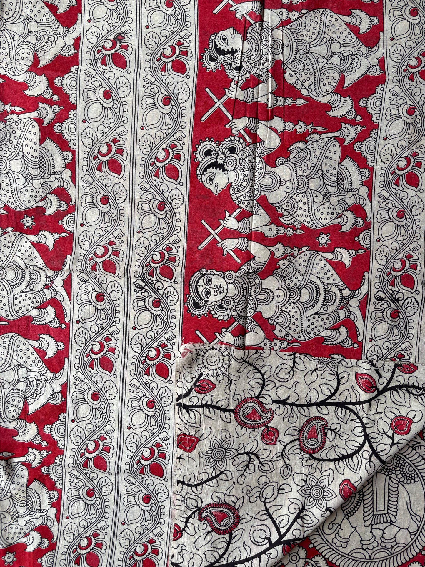 Kalamkari Cotton - Red