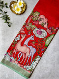 Mangalagiri silk digital print