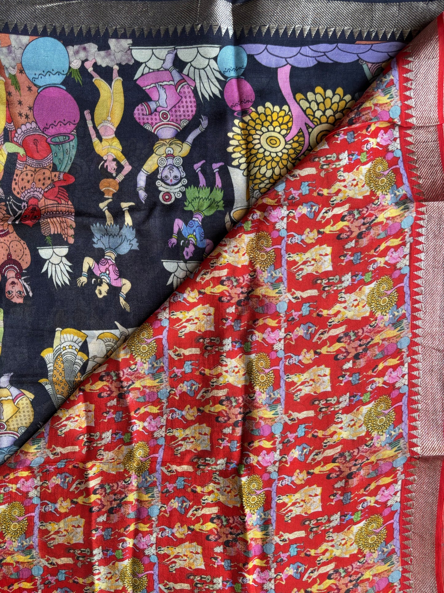 Mangalagiri silk digital print