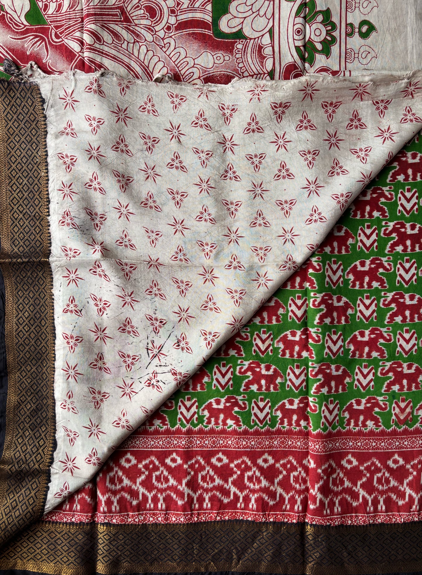Kalamkari Chennur Silk - Green