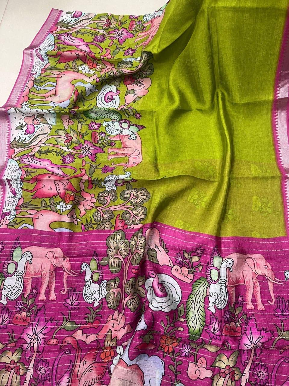 Mangalagiri silk digital print