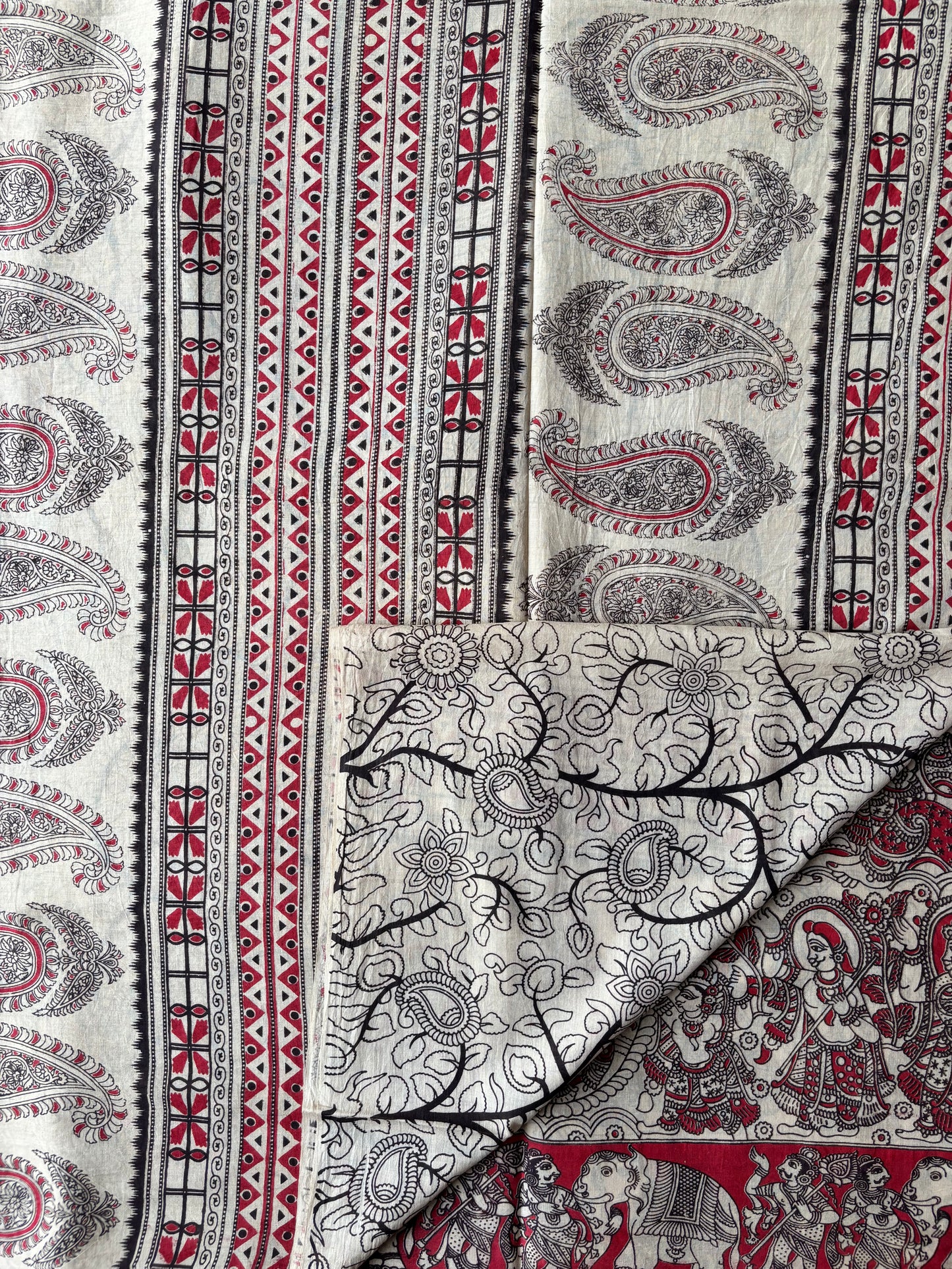 Kalamkari Cotton - Ivory