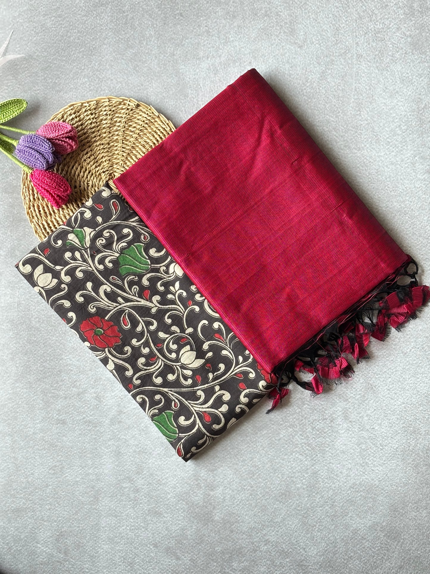 Mangalagiri Silk Cotton - Red