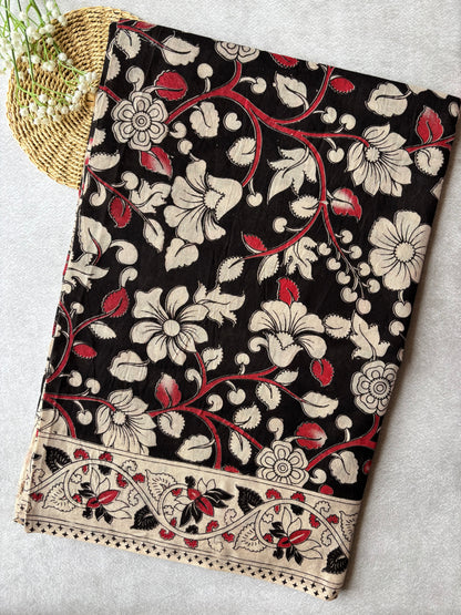 Kalamkari Cotton - Black