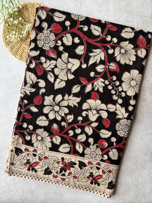 Kalamkari Cotton - Black