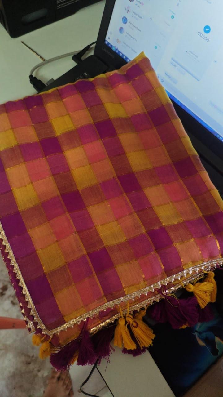 Nayanthara inspired mul cotton