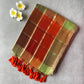 Madras Zari checks mul cotton