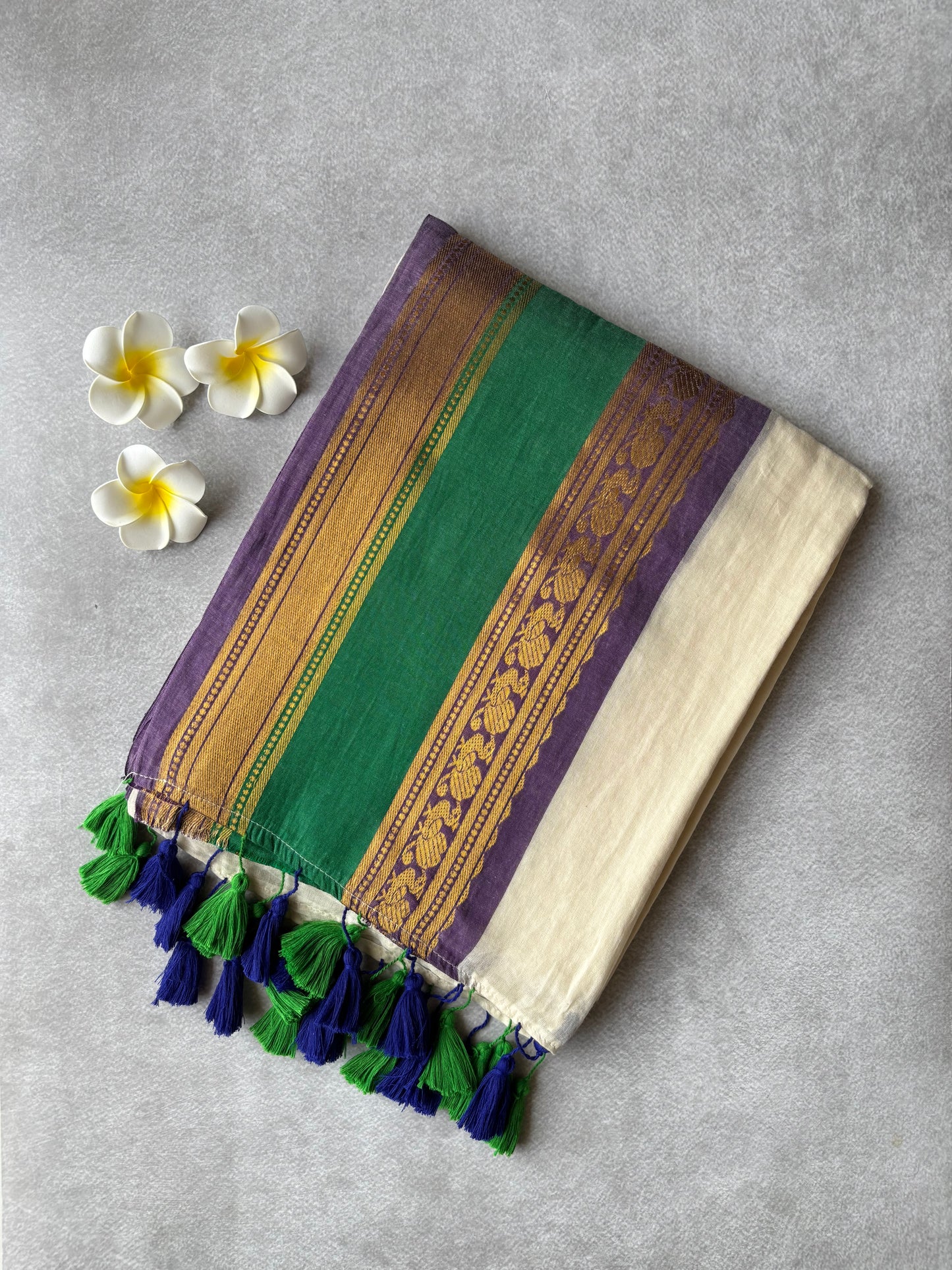 Mul cotton kanchi border