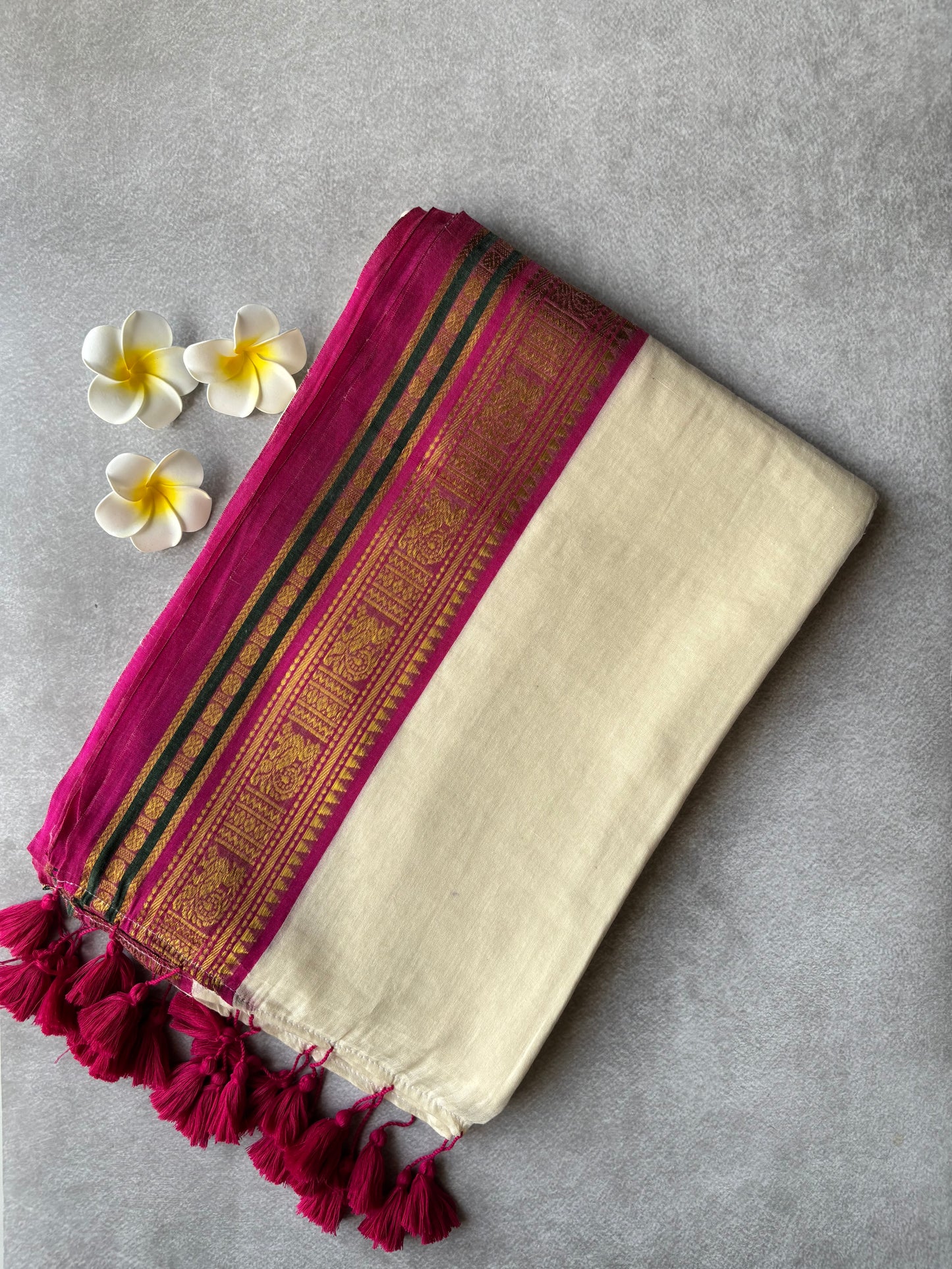 Mul cotton kanchi border