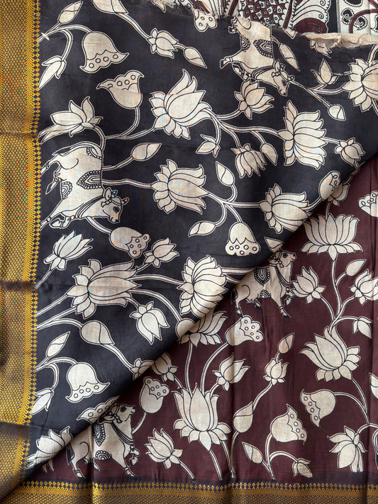 Kalamkari chennur silk