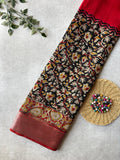 Handblock Kalamkari Chennur Silk