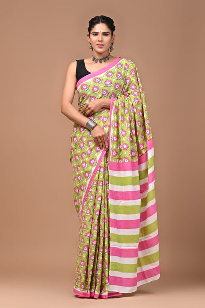 Quirky Mul Cotton - Green