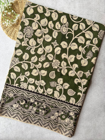 Kalamkari Cotton - Green