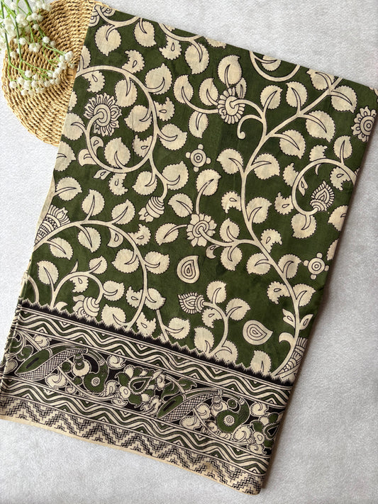 Kalamkari Cotton - Green