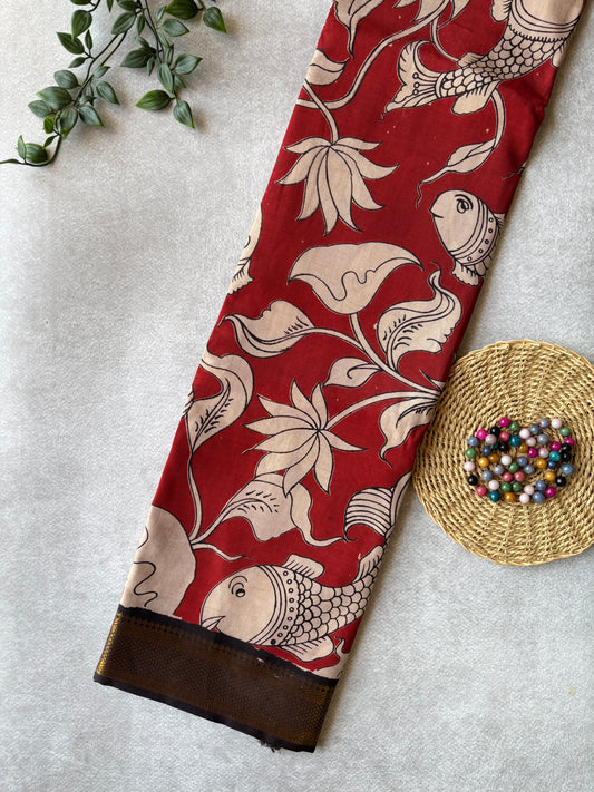 Kalamkari chennur silk