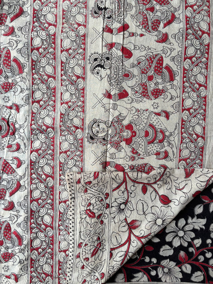 Kalamkari Cotton - Black