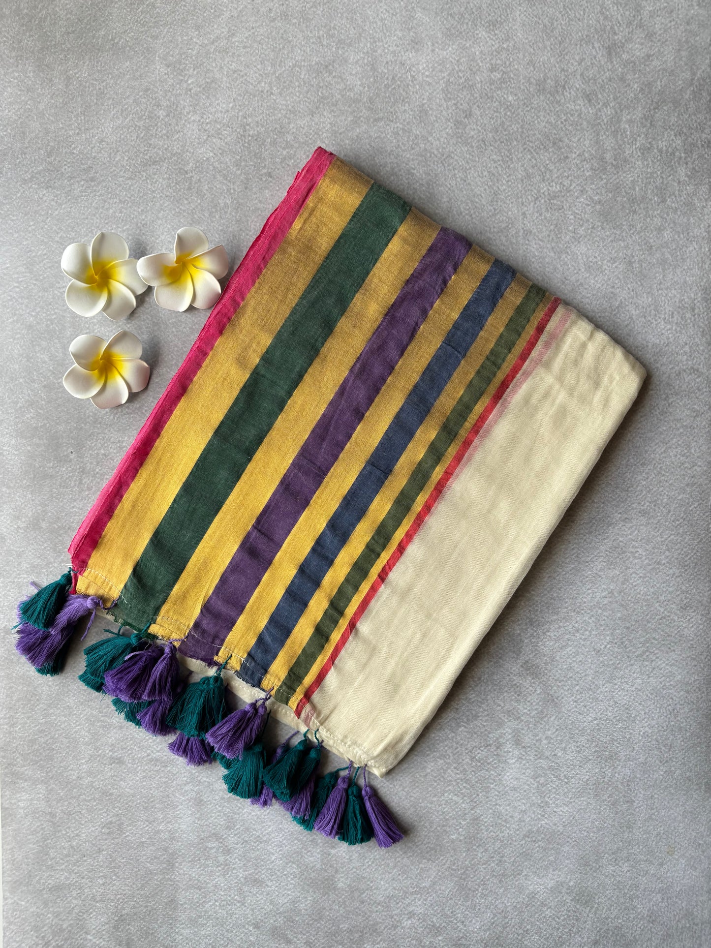 Mul cotton stripe border