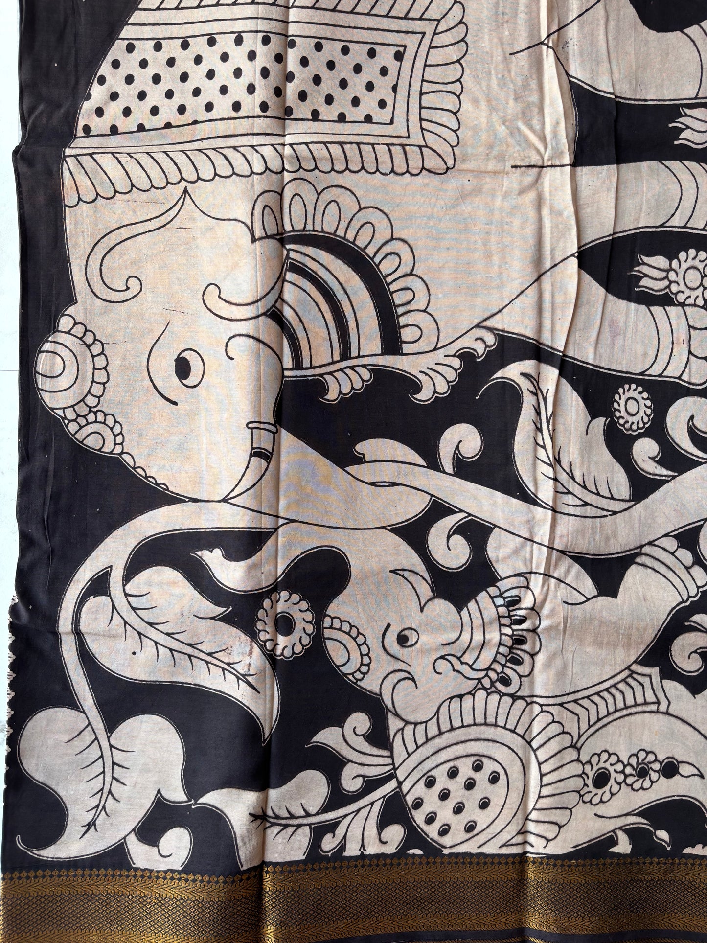 Kalamkari chennur silk