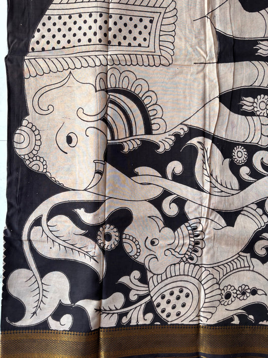 Kalamkari chennur silk