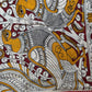 Gap border Premium Kalamkari Chennur Silk
