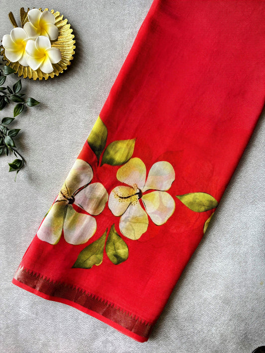 Mangalagiri silk digital print