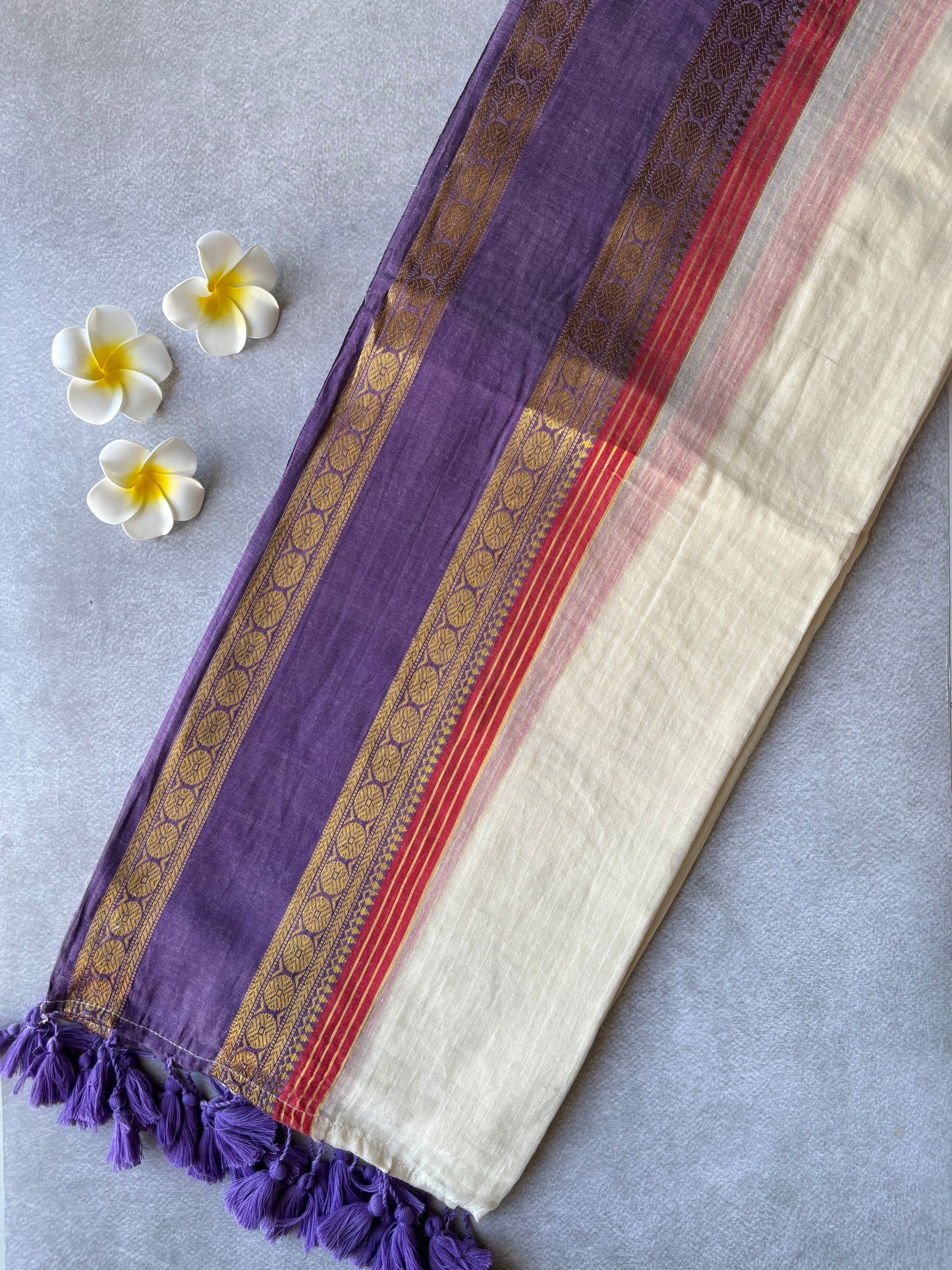 Mul cotton kanchi border