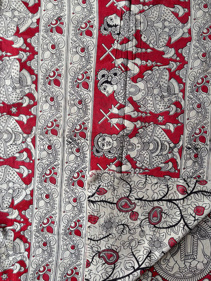 Kalamkari Cotton - Red