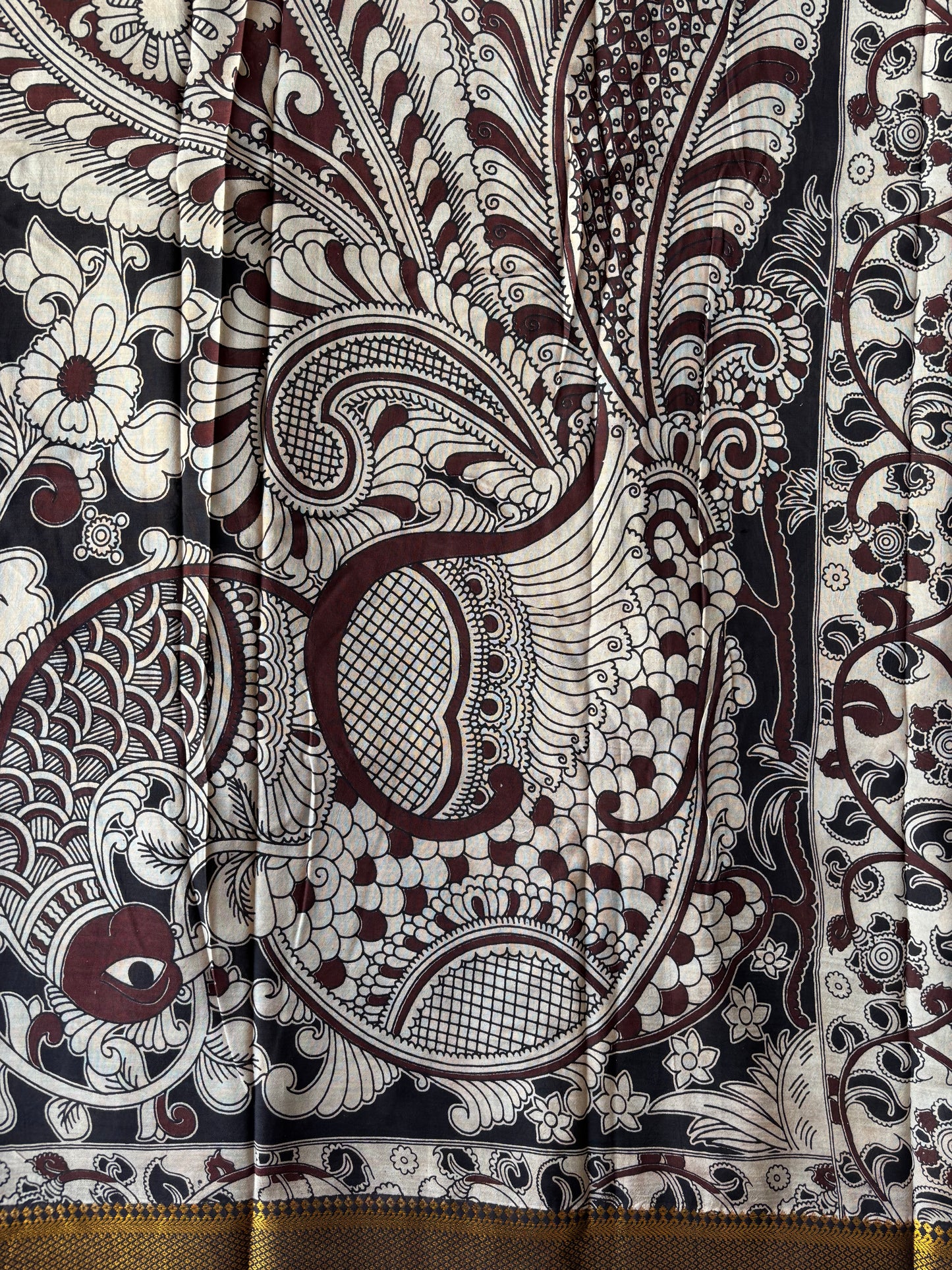 Kalamkari chennur silk