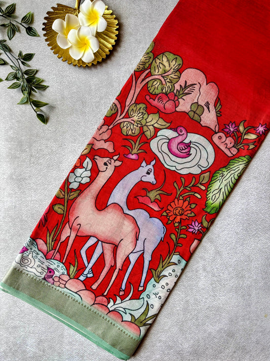 Mangalagiri silk digital print
