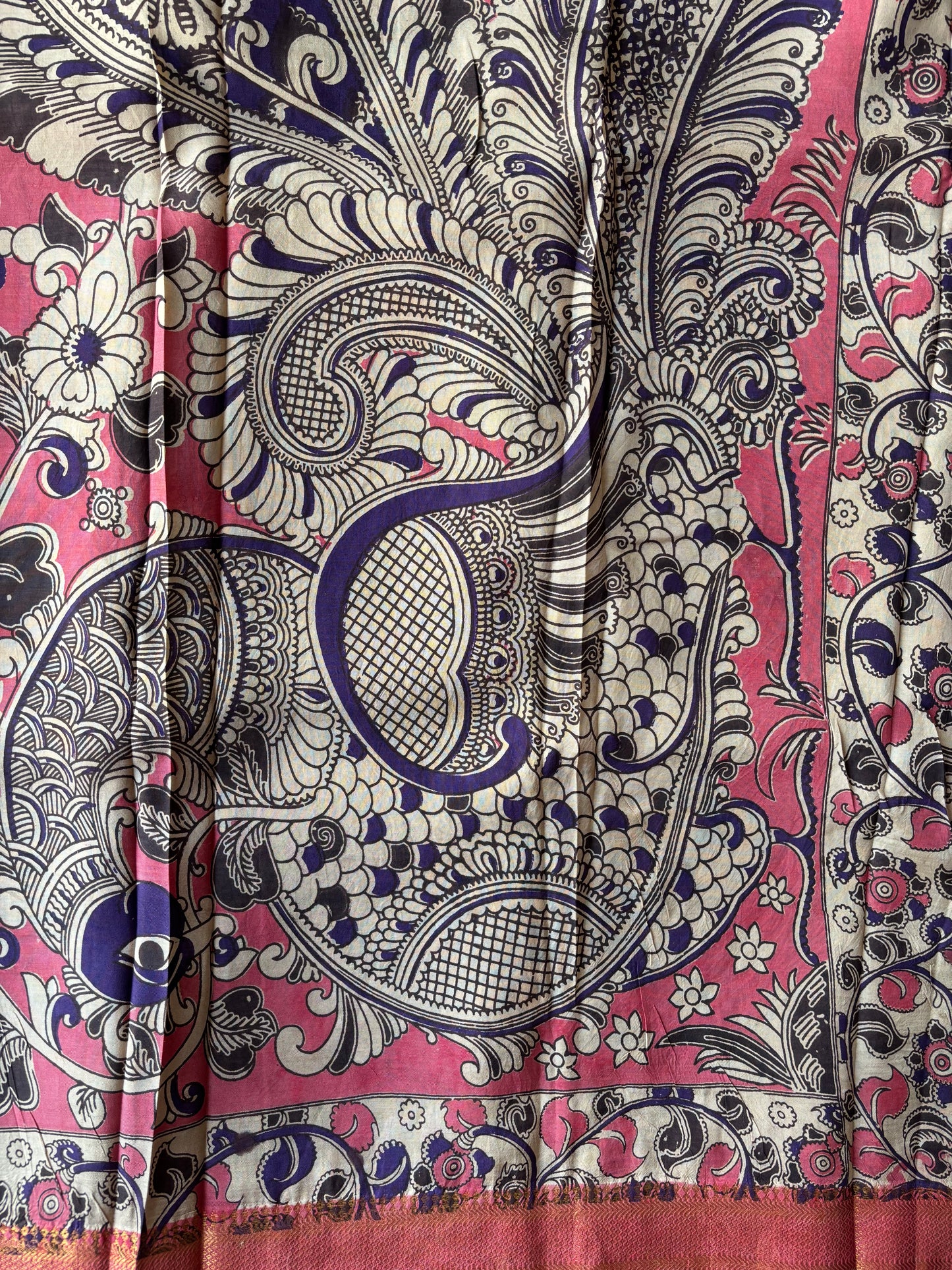 Kalamkari chennur silk