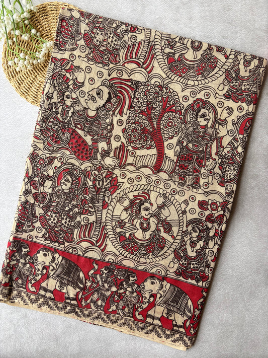 Kalamkari Cotton - Ivory