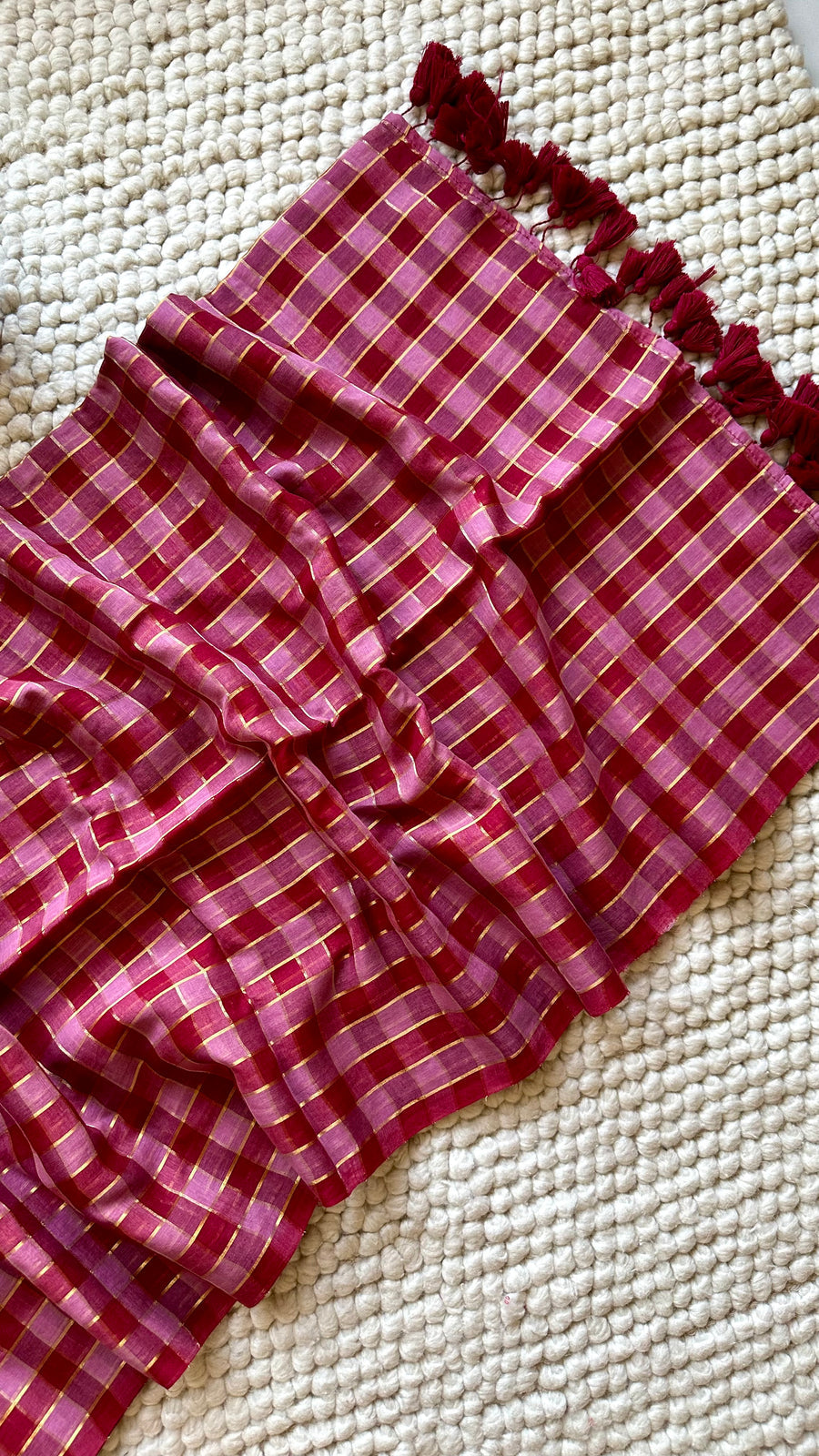 Madras checks mul cotton