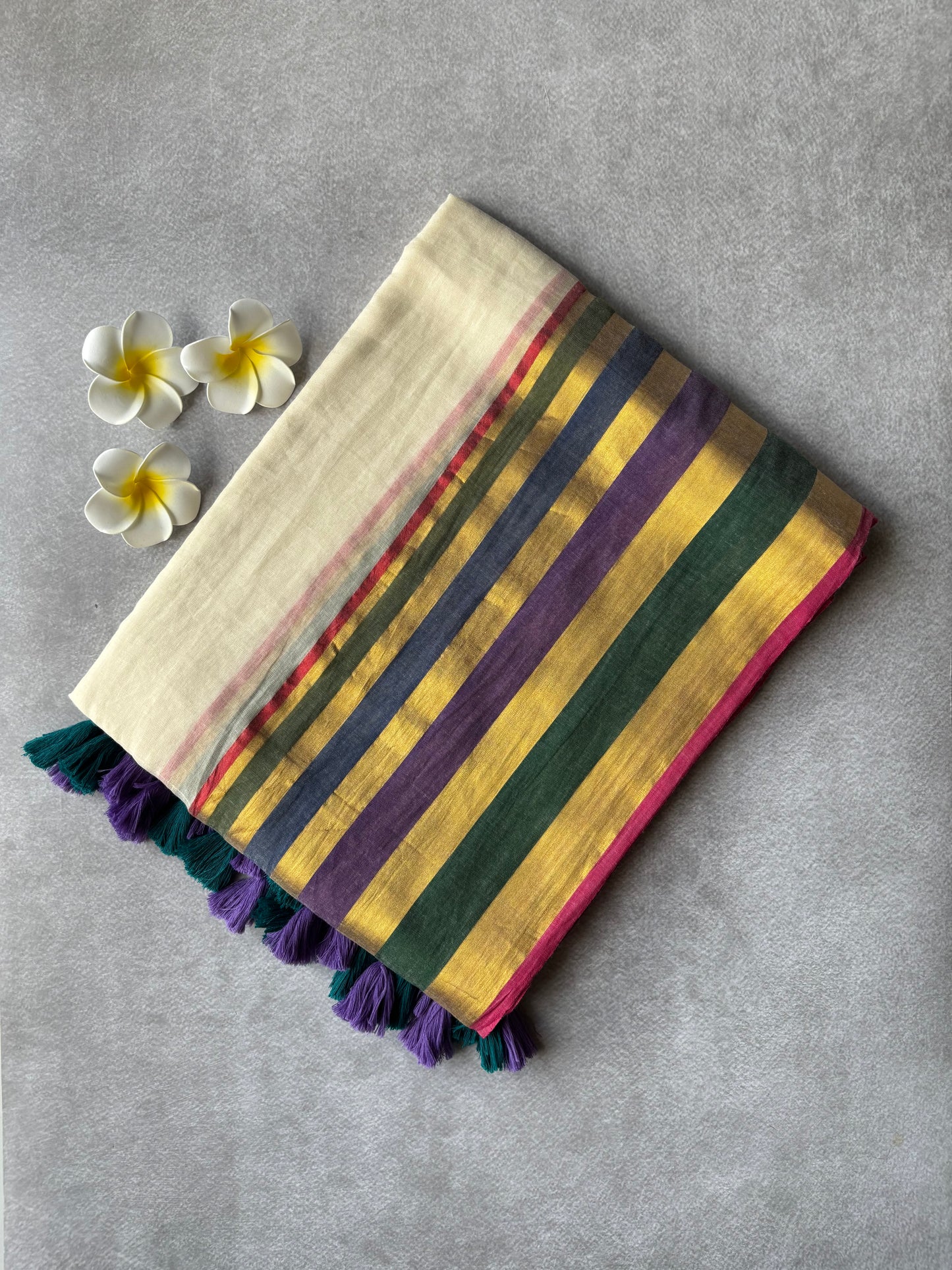 Mul cotton stripe border