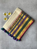 Mul Cotton Multi Color Border