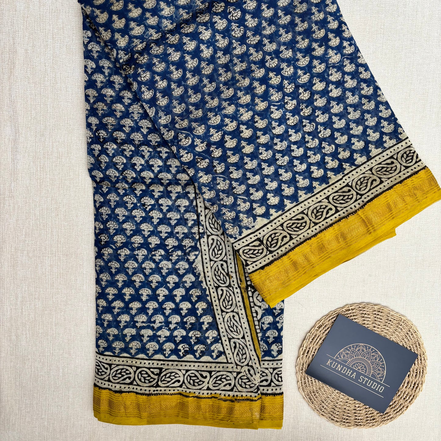 Maheshwari Silk Cotton - Blue