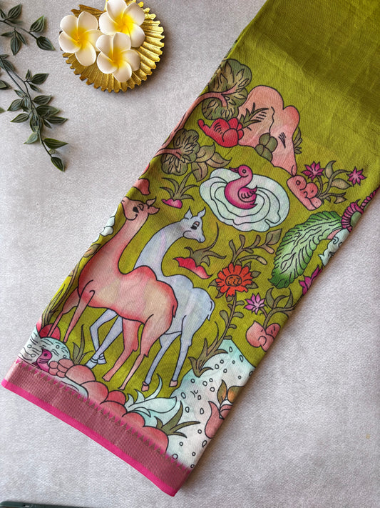 Mangalagiri silk digital print