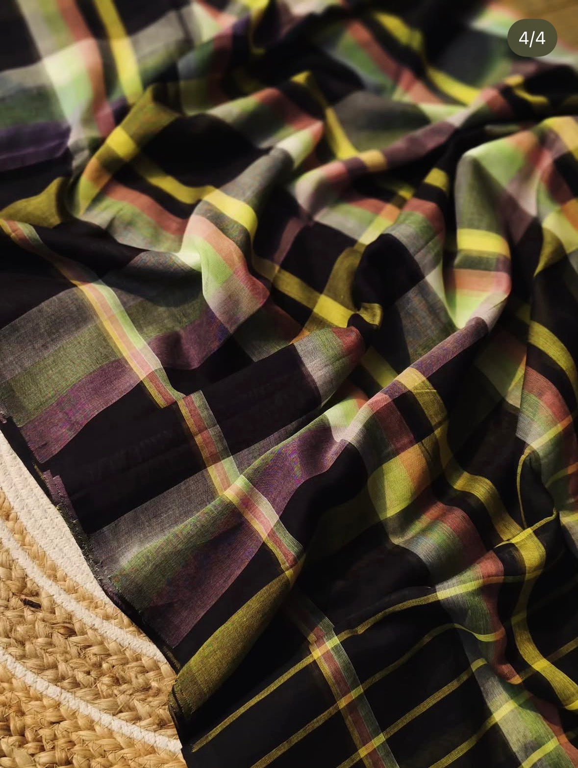 Madras checks mul cotton