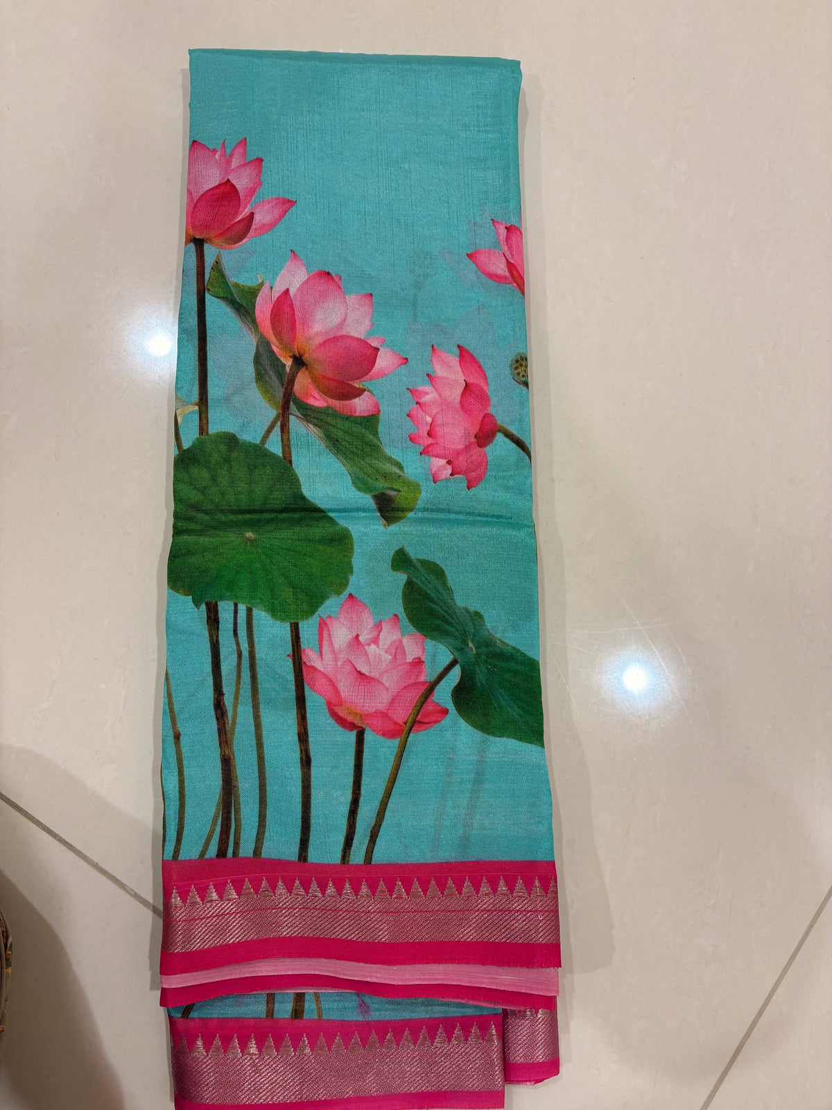 Mangalagiri silk digital print
