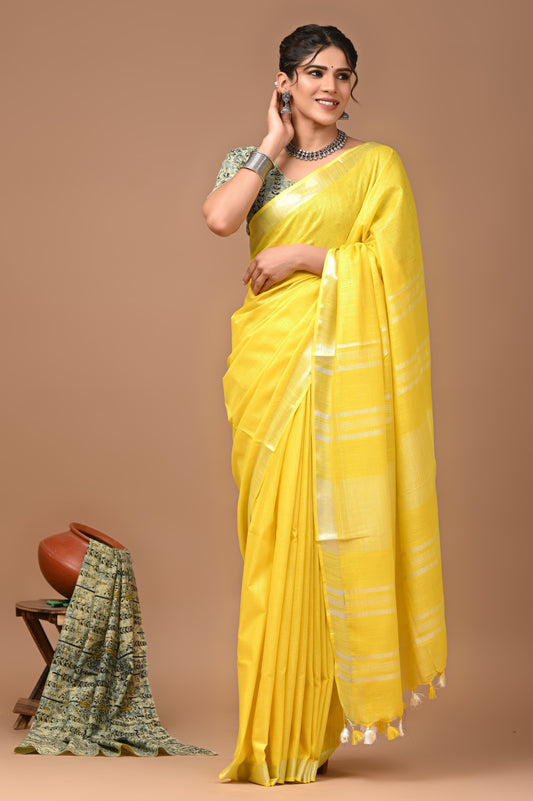 Linen Cotton - Yellow