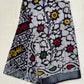 Linen Cotton Block print - Grey