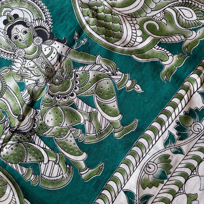 Kalamkari Chennur Silk - Green