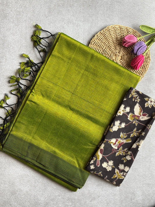 Mangalagiri Silk Cotton - Green